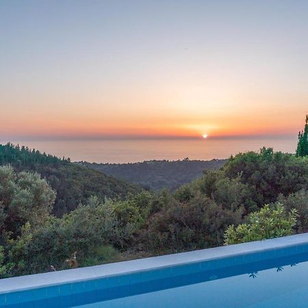 פיסקרדו Stone Villa Eriphyle ,Private Witn Sunset View מראה חיצוני תמונה
