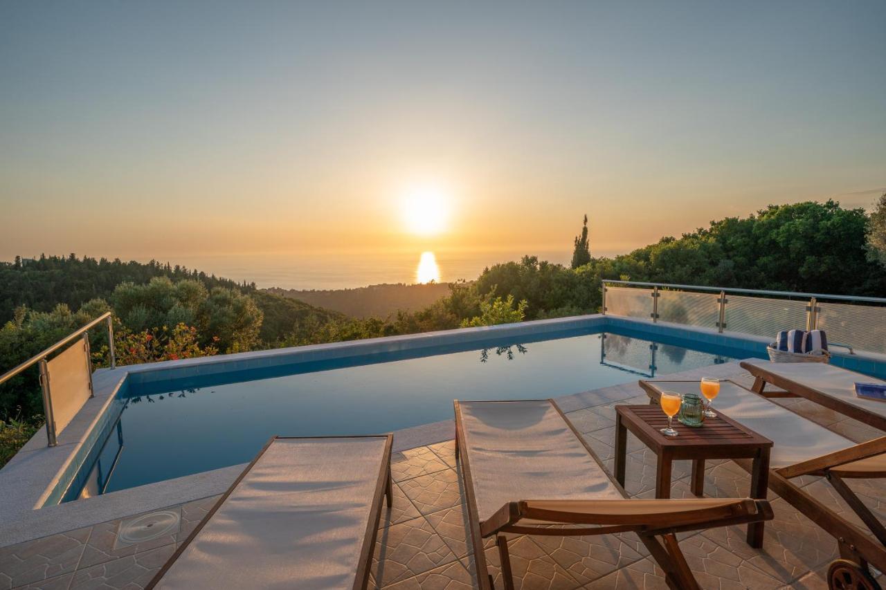 פיסקרדו Stone Villa Eriphyle ,Private Witn Sunset View מראה חיצוני תמונה
