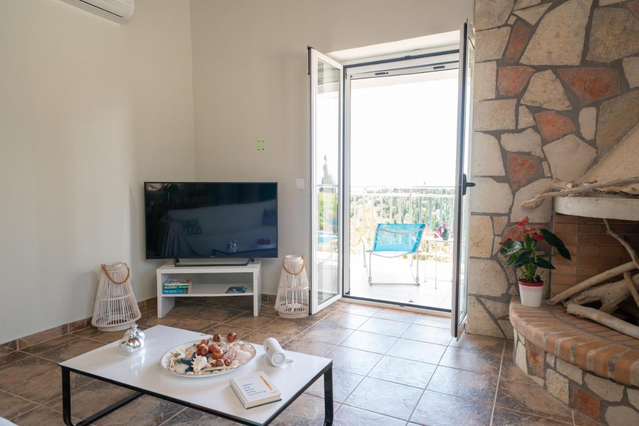 פיסקרדו Stone Villa Eriphyle ,Private Witn Sunset View מראה חיצוני תמונה
