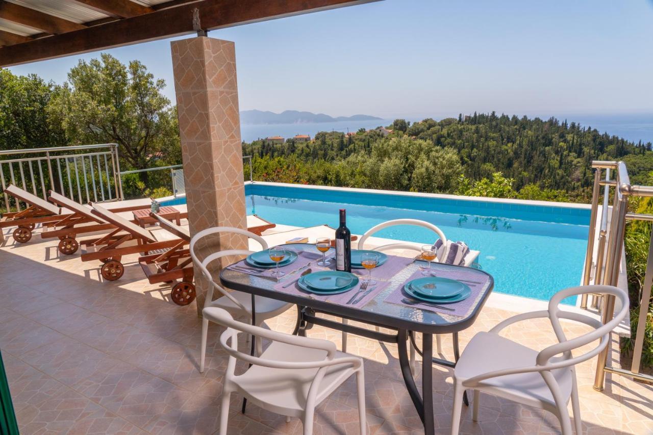 פיסקרדו Stone Villa Eriphyle ,Private Witn Sunset View מראה חיצוני תמונה