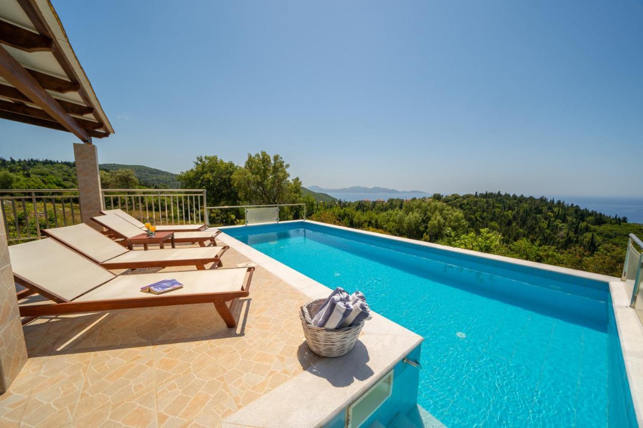 פיסקרדו Stone Villa Eriphyle ,Private Witn Sunset View מראה חיצוני תמונה
