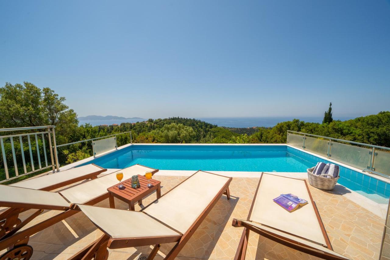 פיסקרדו Stone Villa Eriphyle ,Private Witn Sunset View מראה חיצוני תמונה