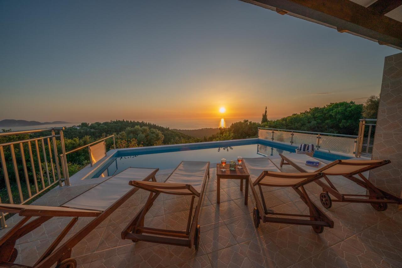 פיסקרדו Stone Villa Eriphyle ,Private Witn Sunset View מראה חיצוני תמונה