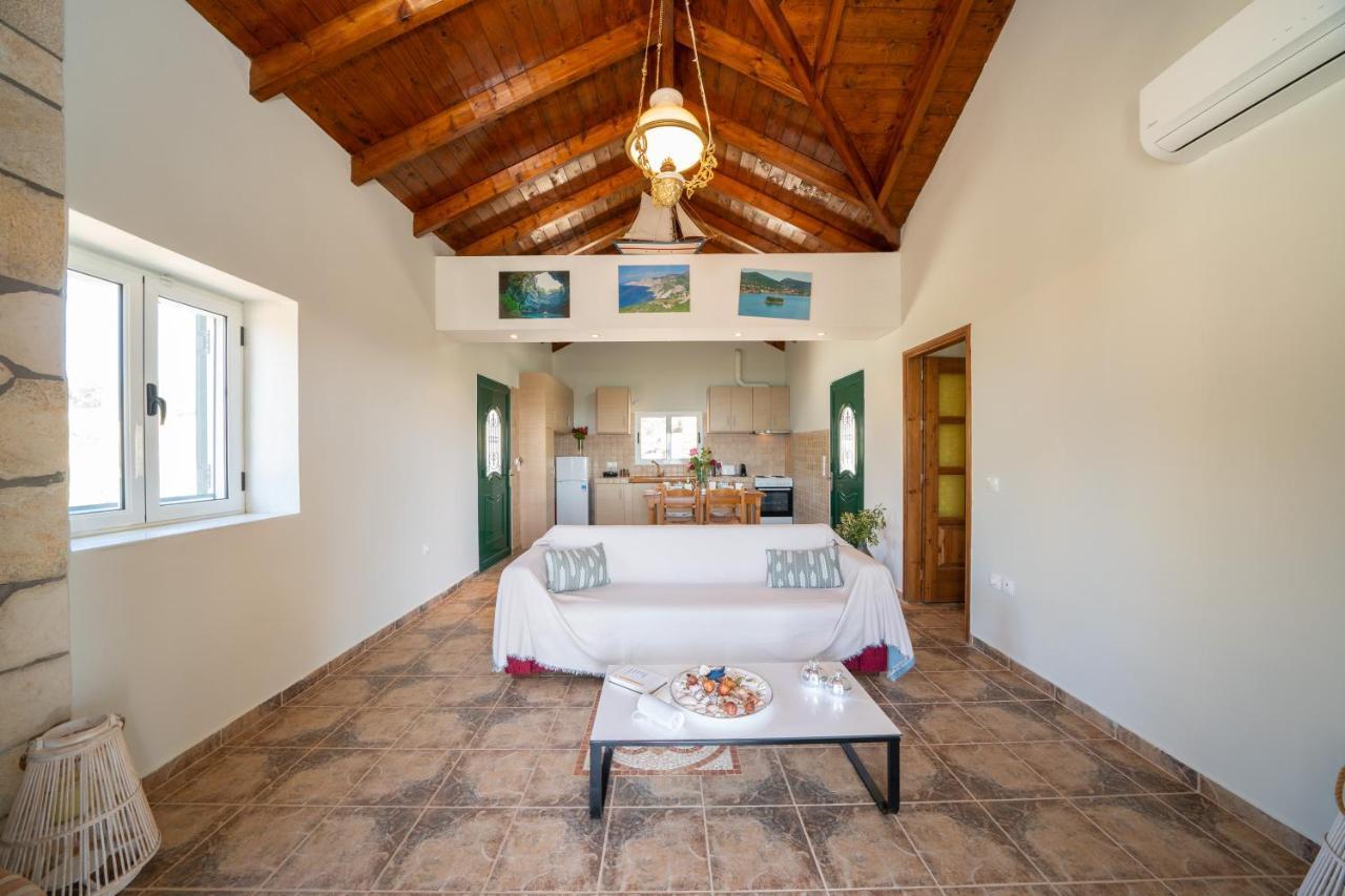 פיסקרדו Stone Villa Eriphyle ,Private Witn Sunset View מראה חיצוני תמונה