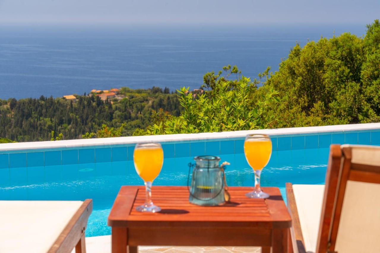 פיסקרדו Stone Villa Eriphyle ,Private Witn Sunset View מראה חיצוני תמונה