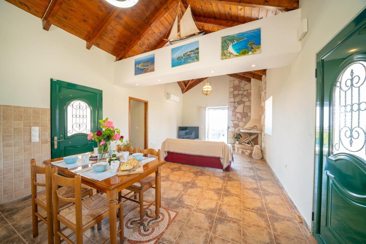 פיסקרדו Stone Villa Eriphyle ,Private Witn Sunset View מראה חיצוני תמונה