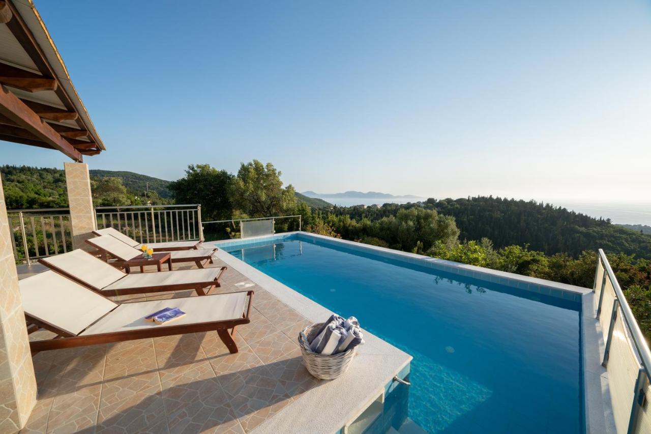 פיסקרדו Stone Villa Eriphyle ,Private Witn Sunset View מראה חיצוני תמונה