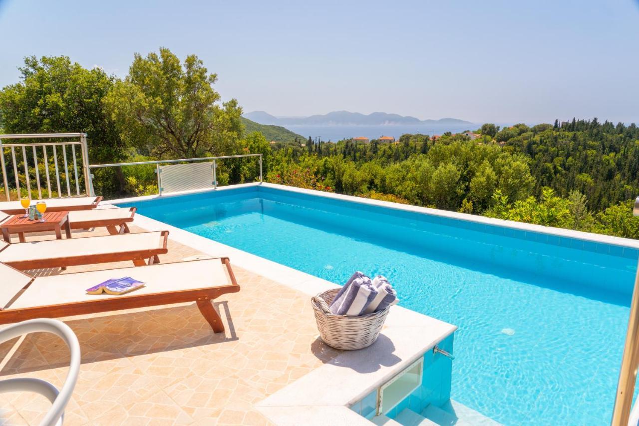פיסקרדו Stone Villa Eriphyle ,Private Witn Sunset View מראה חיצוני תמונה