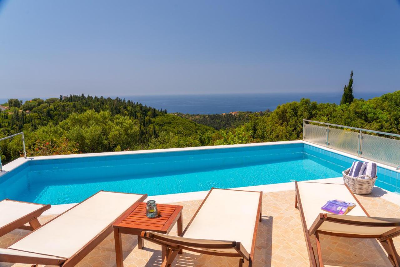 פיסקרדו Stone Villa Eriphyle ,Private Witn Sunset View מראה חיצוני תמונה