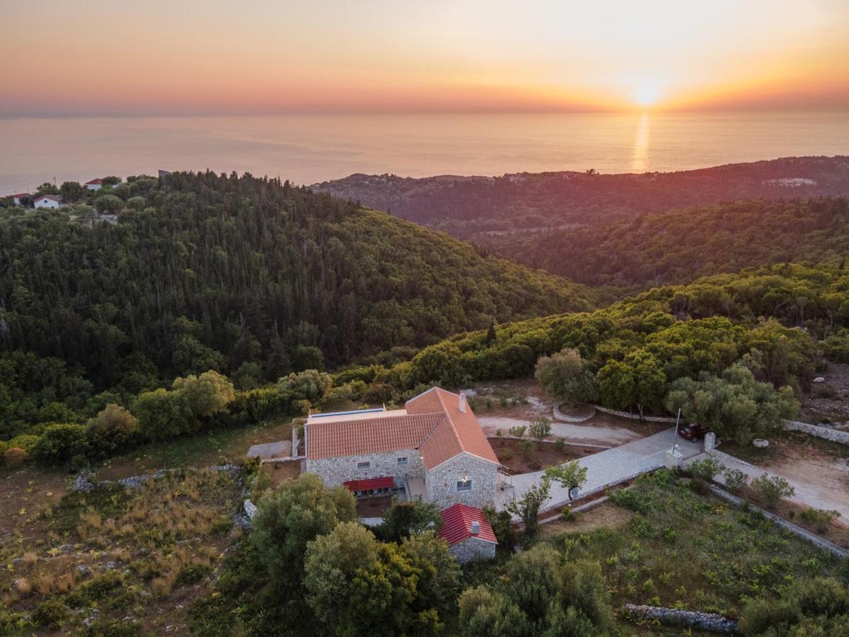 פיסקרדו Stone Villa Eriphyle ,Private Witn Sunset View מראה חיצוני תמונה