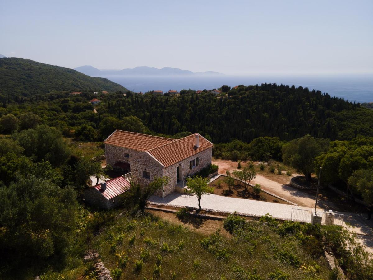 פיסקרדו Stone Villa Eriphyle ,Private Witn Sunset View מראה חיצוני תמונה