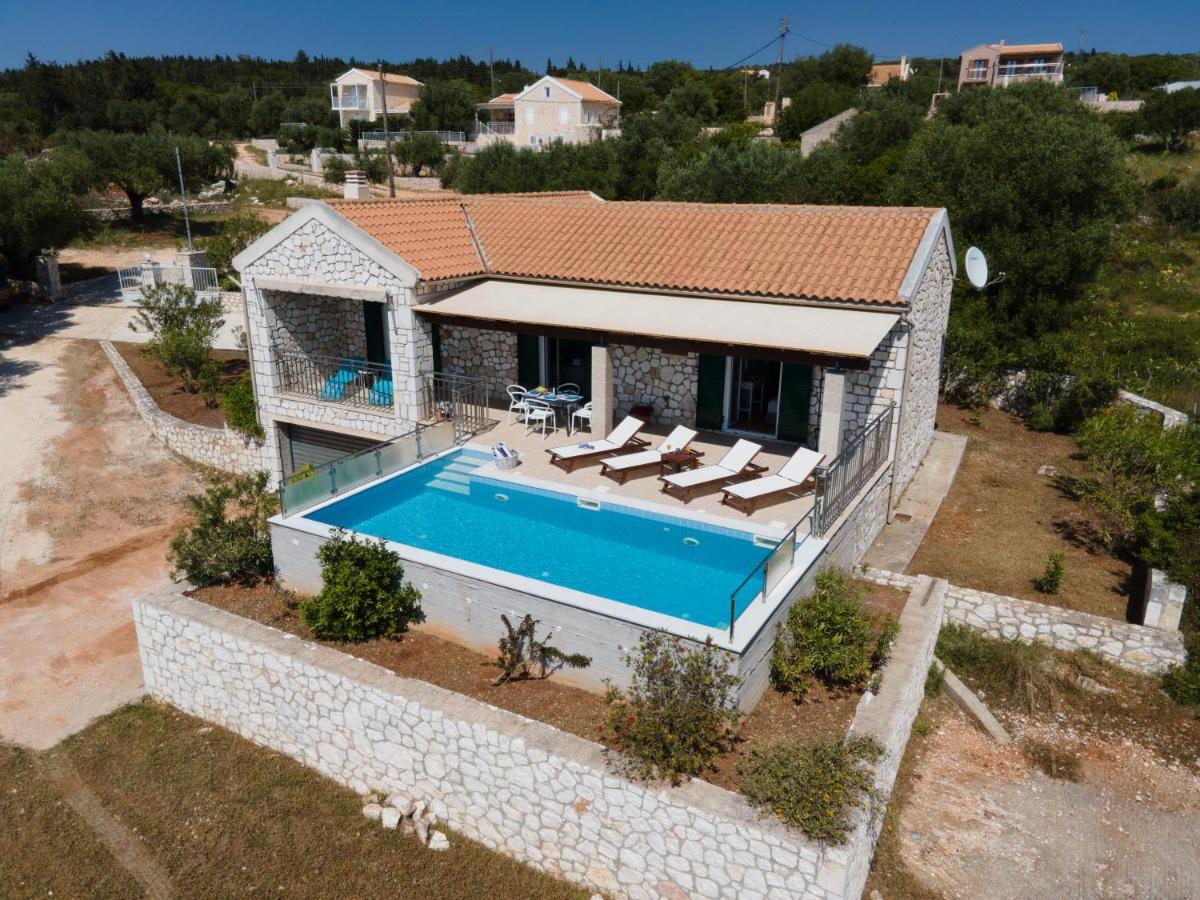 פיסקרדו Stone Villa Eriphyle ,Private Witn Sunset View מראה חיצוני תמונה