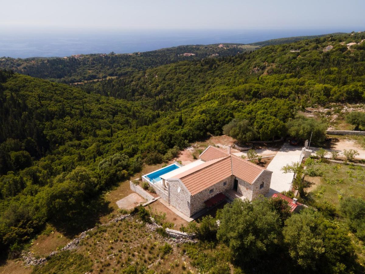 פיסקרדו Stone Villa Eriphyle ,Private Witn Sunset View מראה חיצוני תמונה